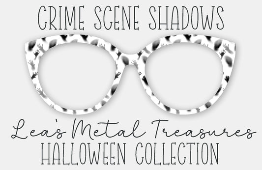 Crime Scene Shadows Magnetic Eyewear Frame Toppers - September 25 Topper of the Month