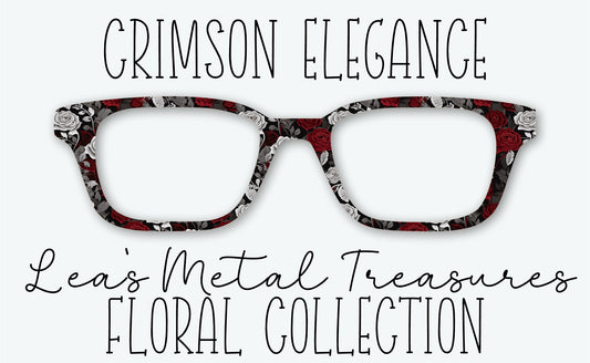 CRIMSON ELEGANCE Eyewear Frame Toppers