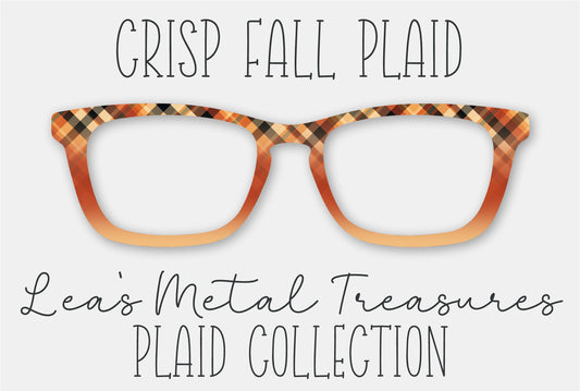 Crisp Fall Plaid Eyewear Frame Toppers