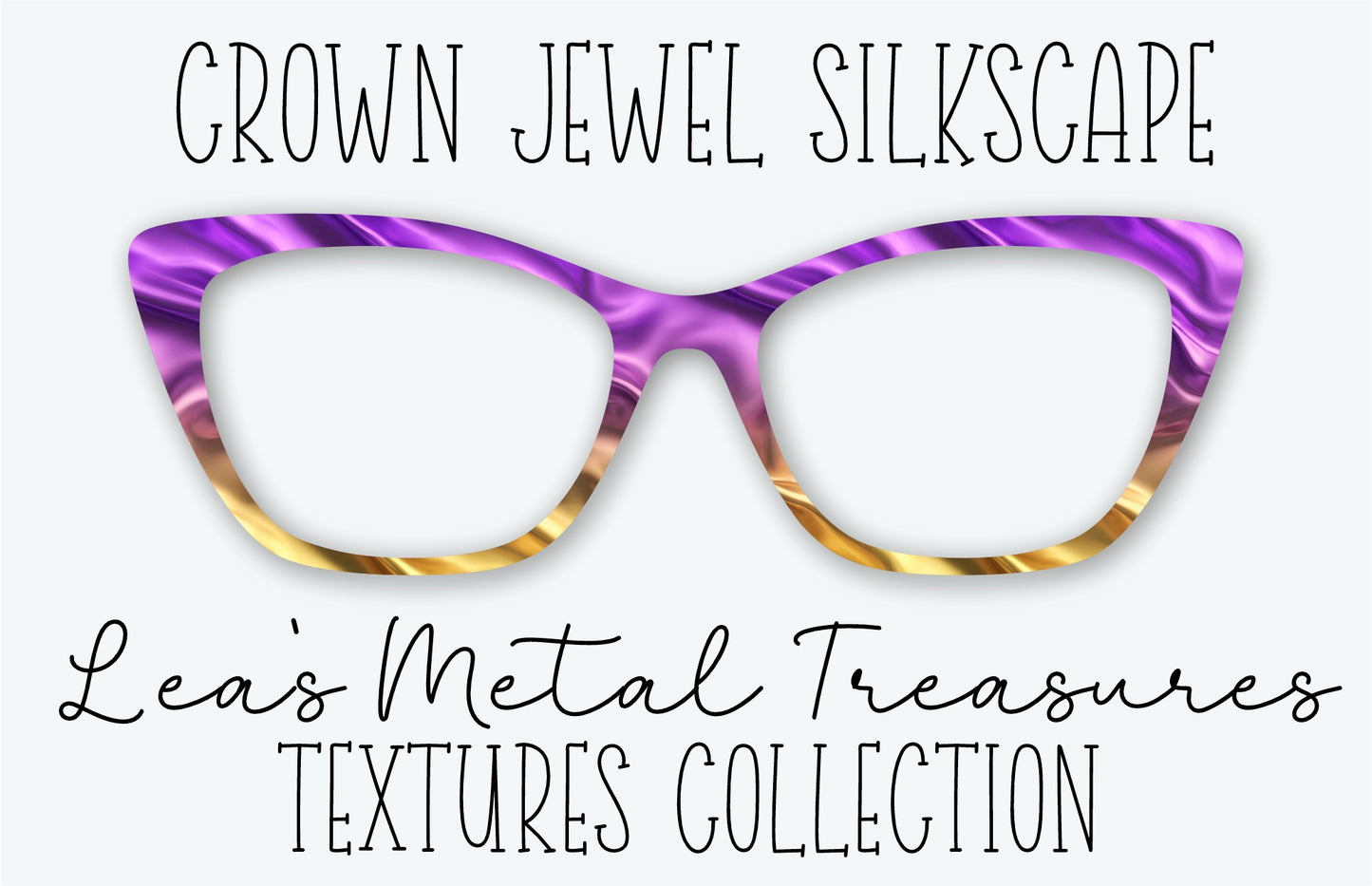 CROWN JEWEL SILKSCAPE Eyewear Frame Toppers