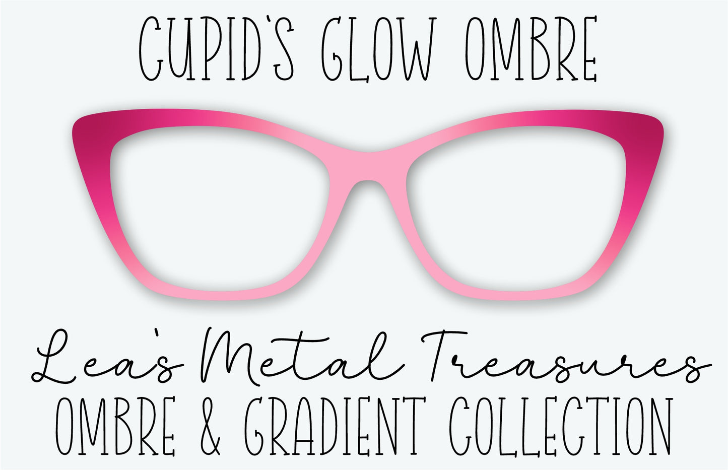 Cupid's Glow Ombre Eyewear Frame Toppers • Subscription Box Semi Exclusive COMING AUGUST 2026