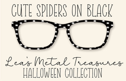 Cute Spiders on Black Eyewear Frame Toppers COMES WITH MAGNETS