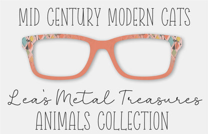 Mid Century Modern Cats Eyewear Frame Toppers COMES WITH MAGNETS