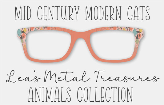 Mid Century Modern Cats Eyewear Frame Toppers COMES WITH MAGNETS