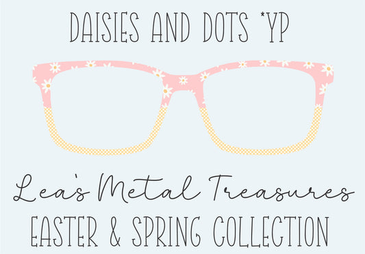 DAISIES AND DOTS YP Eyewear Frame Toppers COMES WITH MAGNETS