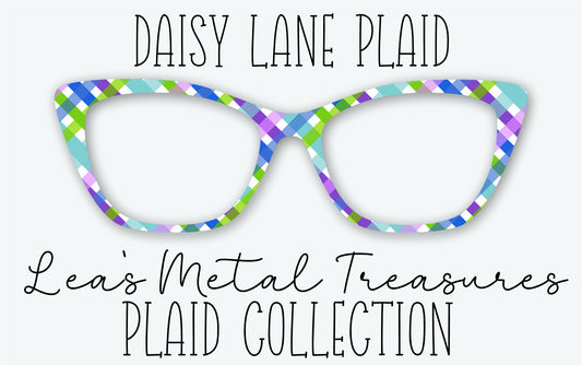 DAISY LANE PLAID Eyewear Frame Toppers • MARCH 2026 TOPPER OF THE MONTH
