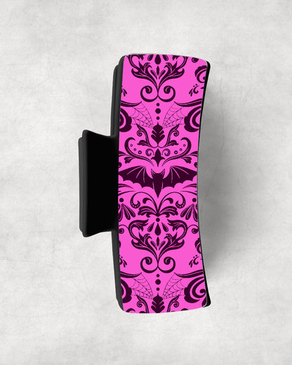 Damask Bats Hot Pink 1 Eyewear Frame Toppers
