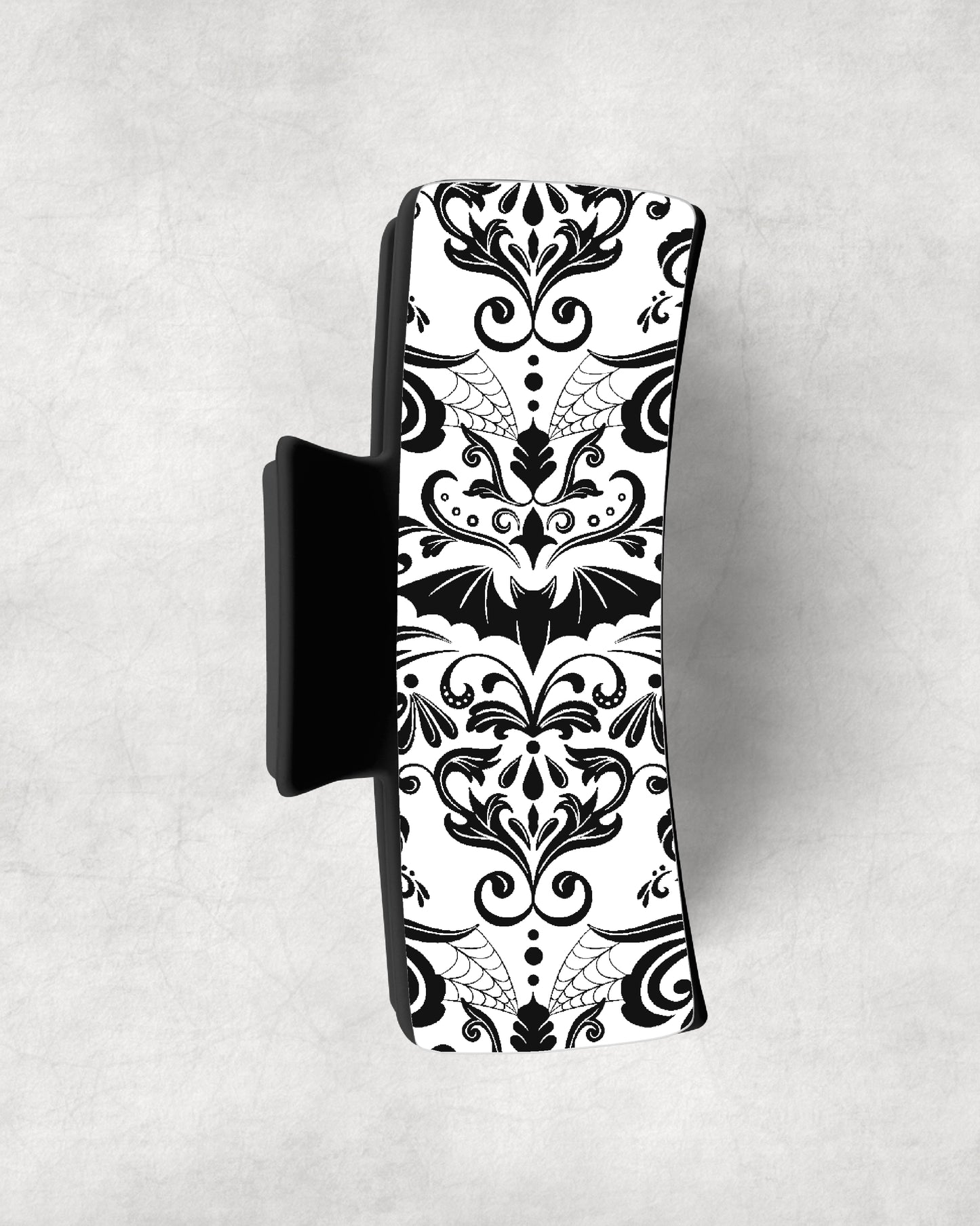 Damask Bats White 1 Eyewear Frame Toppers
