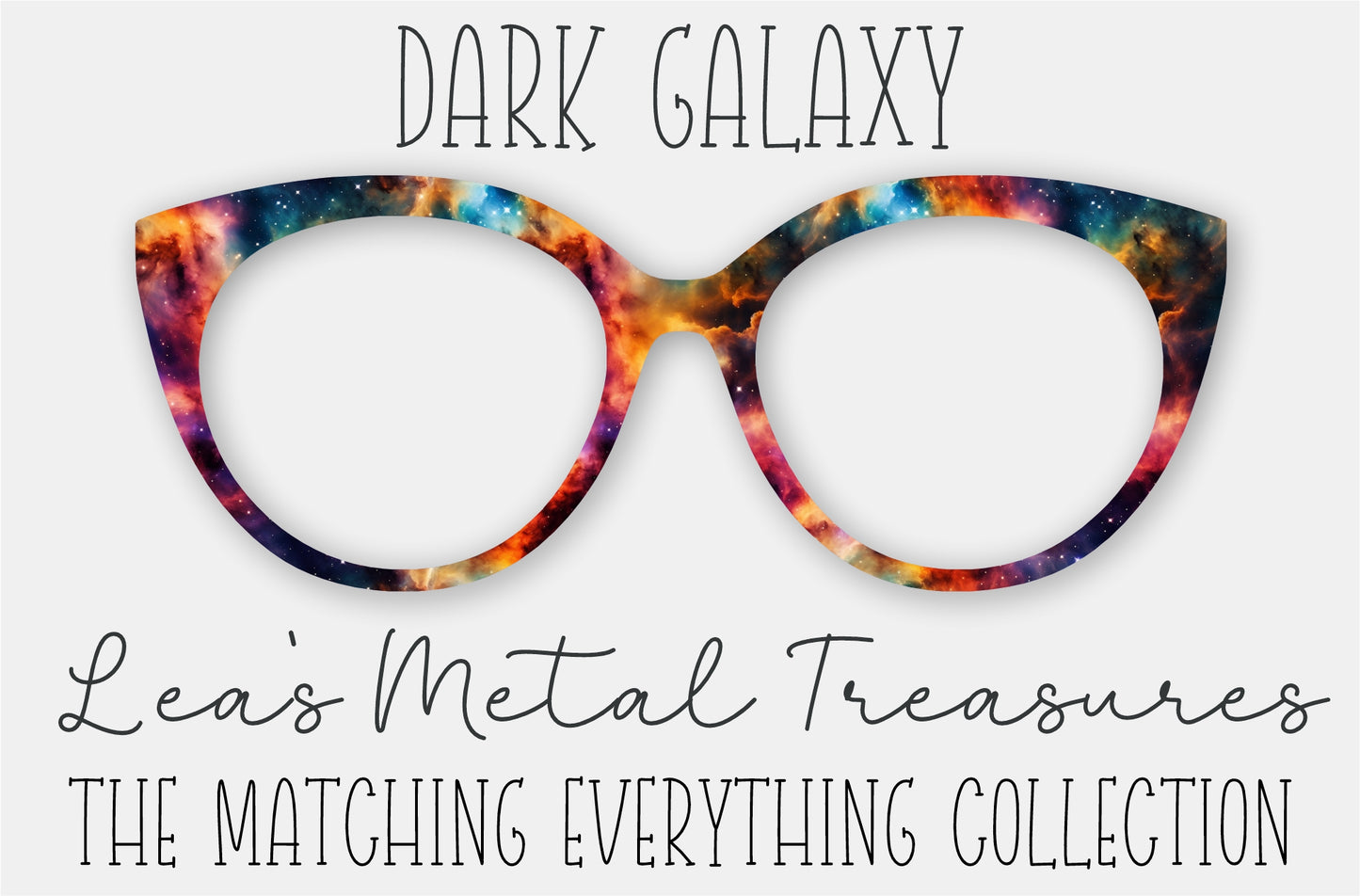 Dark Galaxy Eyewear Frame Toppers