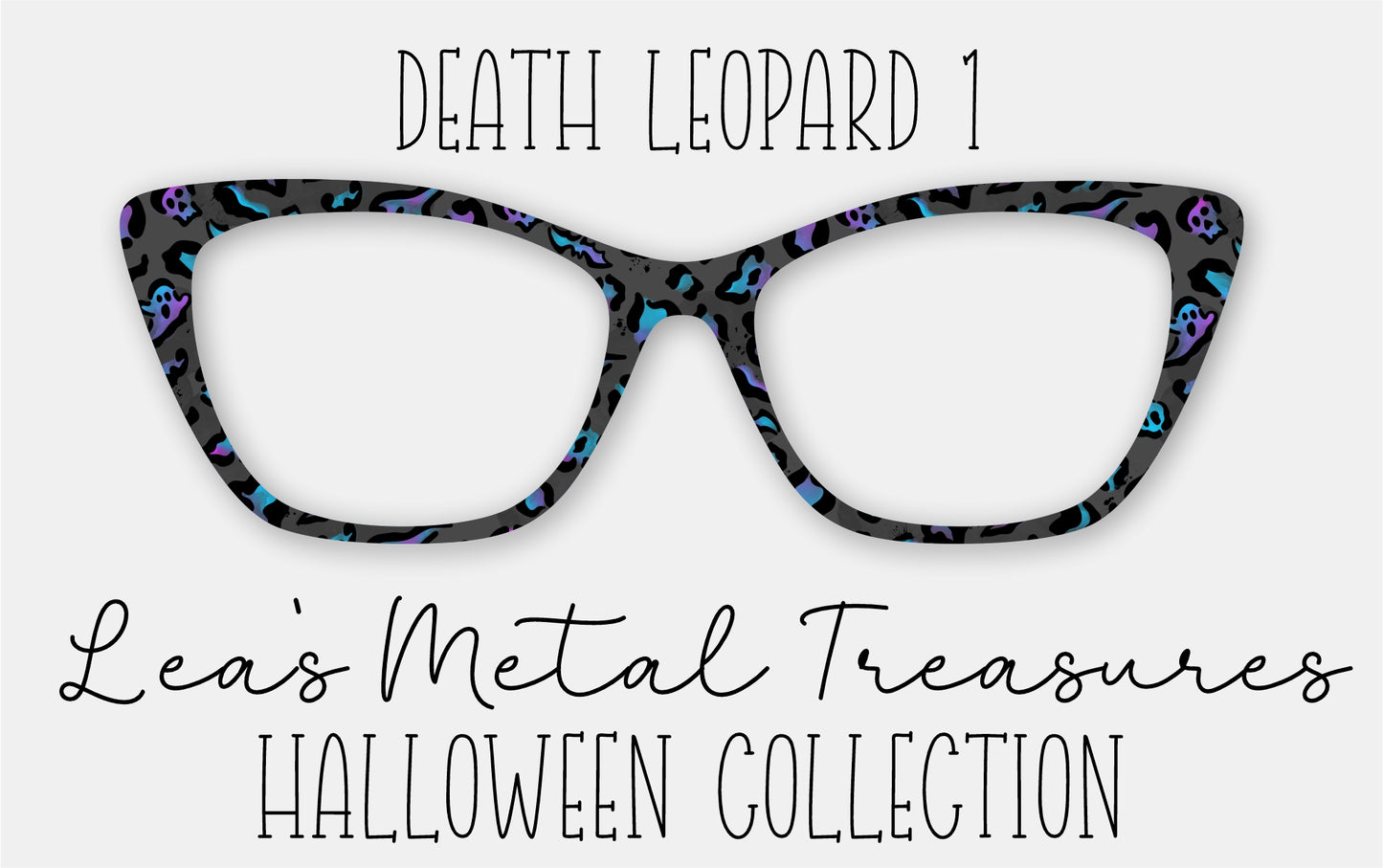 Death Leopard 1 Eyewear Frame Toppers