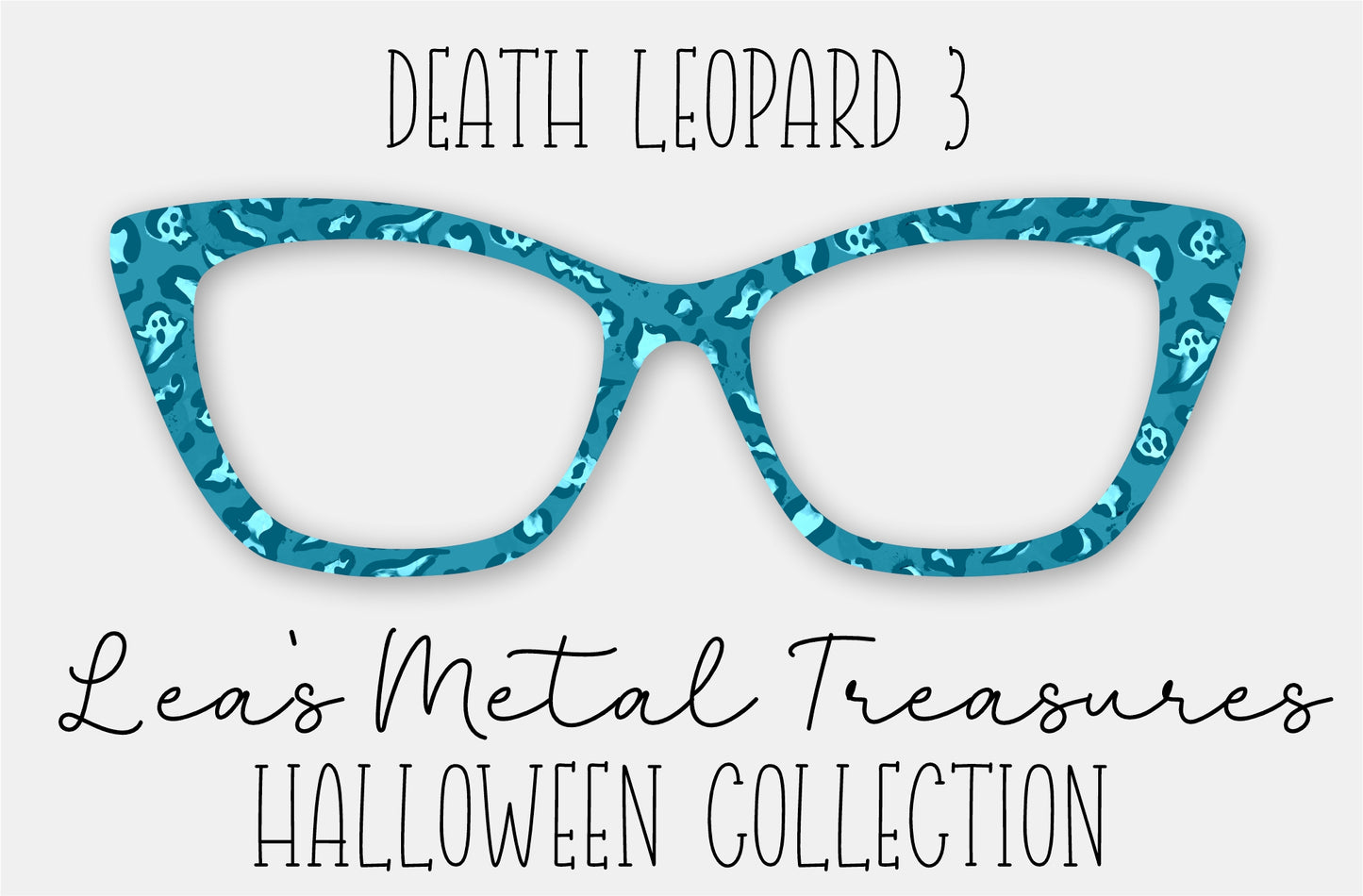 Death Leopard 3 Eyewear Frame Toppers