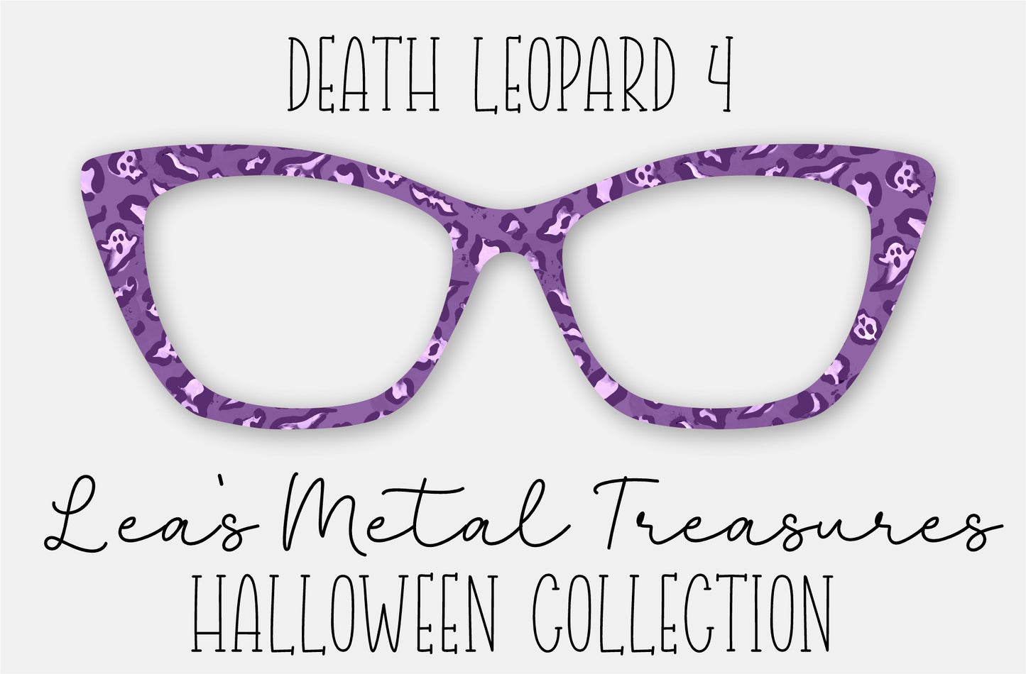 Death Leopard 4 Eyewear Frame Toppers