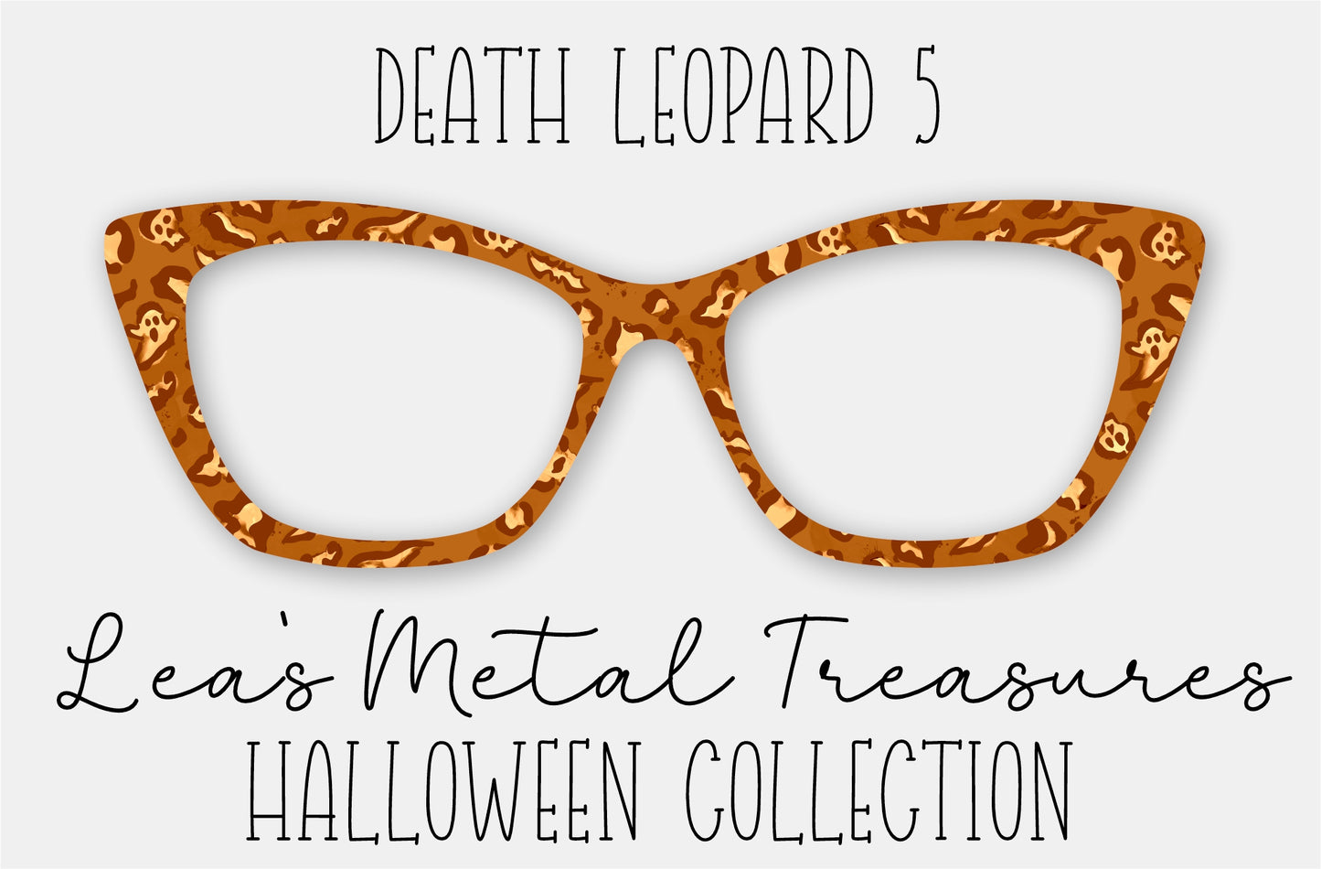 Death Leopard 5 Eyewear Frame Toppers