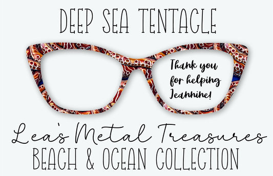 DEEP SEA TENTACLE Eyewear Frame Toppers • Fundraiser for Jeannine
