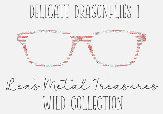 Delicate Dragonflies 1 Eyewear Frame Toppers COMES WITH MAGNETS