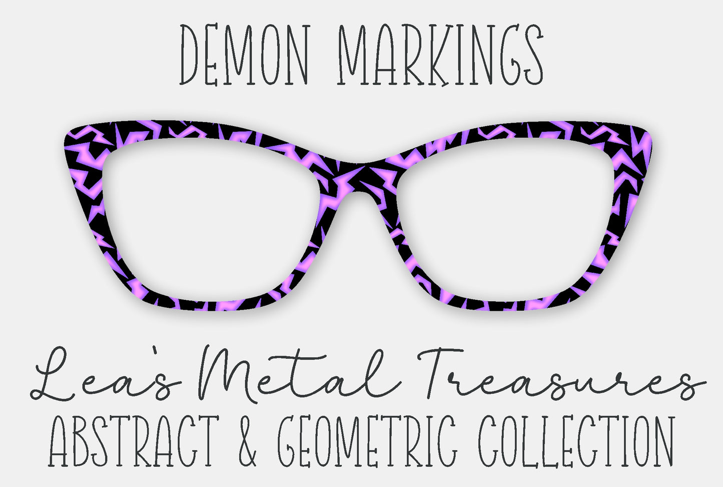 Demon Markings Eyewear Frame Toppers