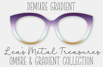 Demure Gradient Eyewear Frame Toppers