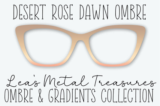 Desert Rose Storm Ombre Eyewear Frame Toppers