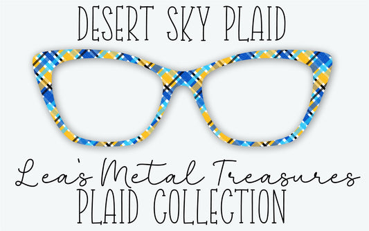 DESERT SKY PLAID Eyewear Frame Toppers • MARCH 2026 TOPPER OF THE MONTH
