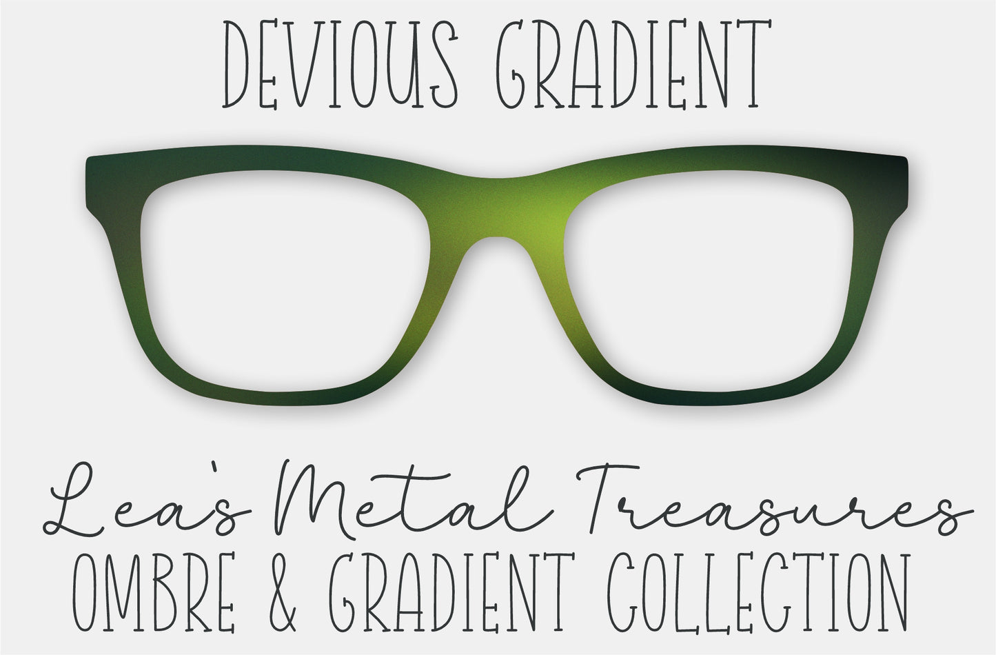 Devious Gradient Eyewear Frame Toppers