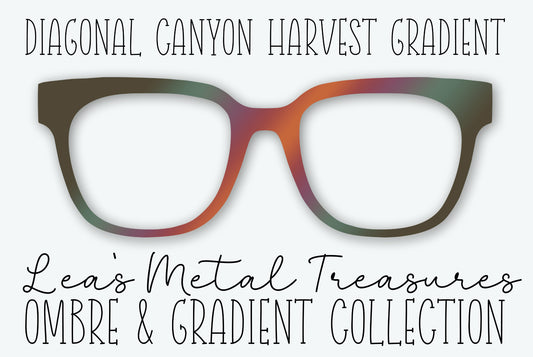 Diagonal Canyon Harvest Gradient Eyewear Frame Toppers