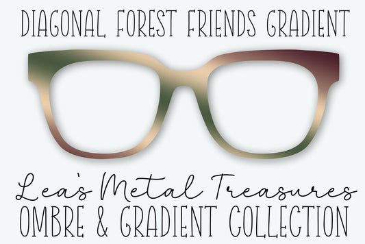 Diagonal Forest Friends Gradient Eyewear Frame Toppers