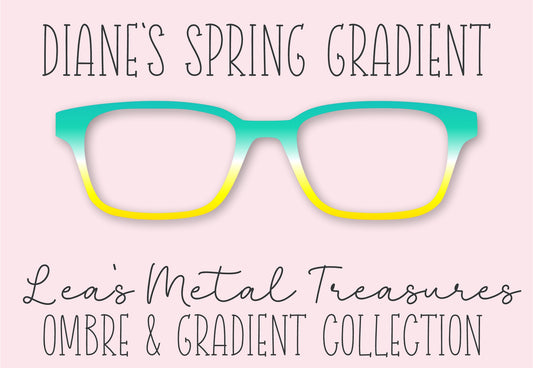 Diane's Spring Gradient Eyewear Frame Toppers COMES WITH MAGNETS