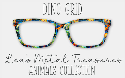 Dino Grid Eyewear Frame Toppers