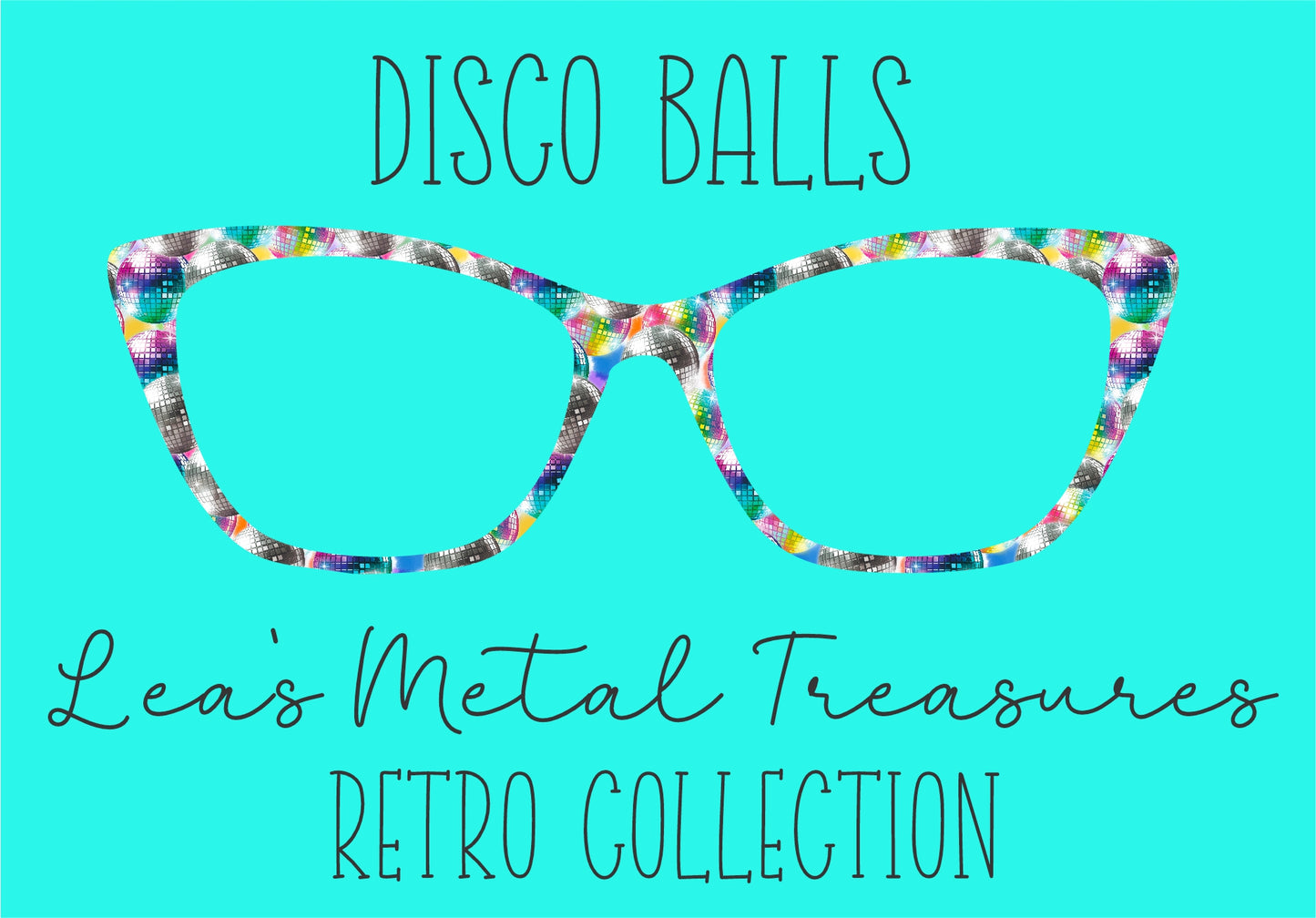 DISCO BALLS Eyewear Frame Toppers COMES WITH MAGNETS