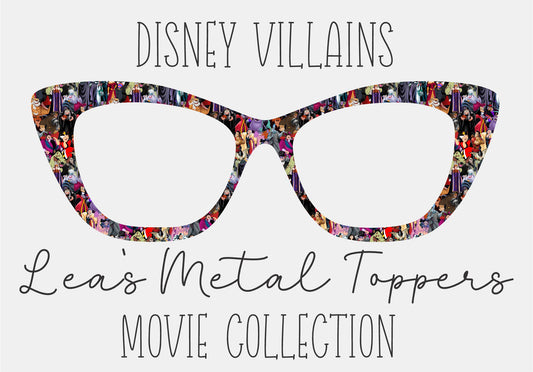 DISNEY VILLAINS Eyewear Frame Toppers COMES WITH MAGNETS