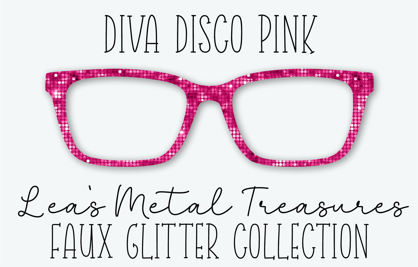 Diva Disco Pink Eyewear Frame Toppers