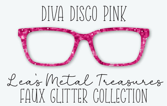Diva Disco Pink Eyewear Frame Toppers