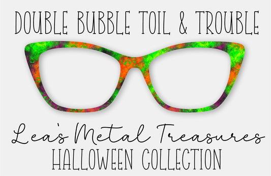 Double Bubble Toil and Trouble Eyewear Frame Toppers COMES WITH MAGNETS