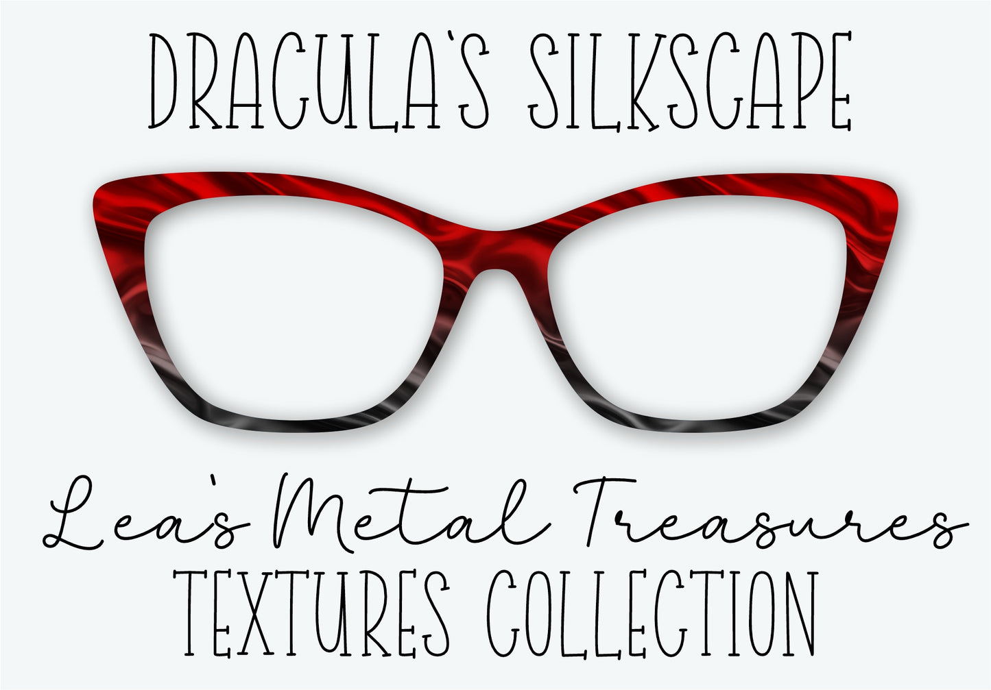 DRACULA'S SILKSCAPE Eyewear Frame Toppers • Subscription Box Semi Exclusive COMING MARCH 2027 • FROM SEPTEMBER 2026 BOX