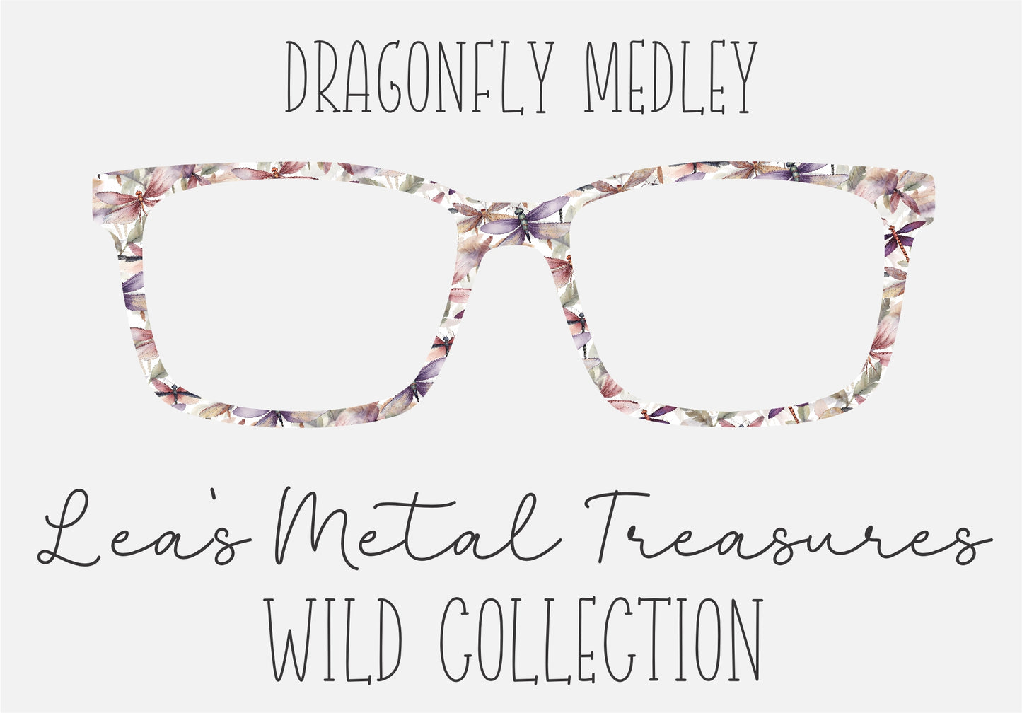 Dragonfly Medley Eyewear Frame Toppers COMES WITH MAGNETS