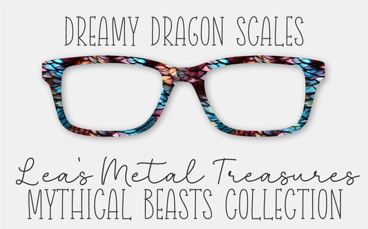 Dreamy Dragon Scales Eyewear Frame Toppers