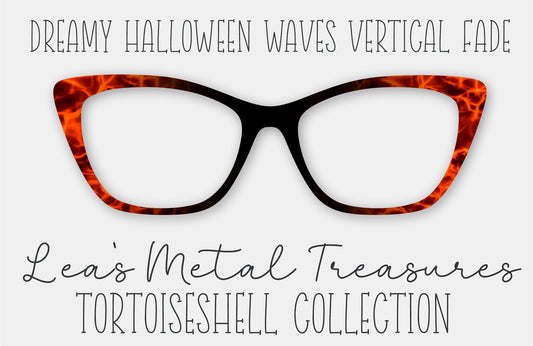 Dreamy Halloween Waves Vertical Fade Tortoiseshell Eyewear Frame Toppers