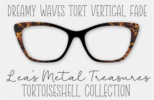 Dreamy Waves Tort Vertical Fade Eyewear Frame Toppers