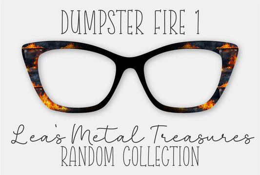 Dumpster Fire 1 • Magnetic Eyeglasses Toppers