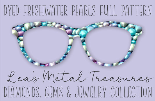 Dyed Freshwater Pearls Full Pattern • Magnetic Eyeglasses Toppers