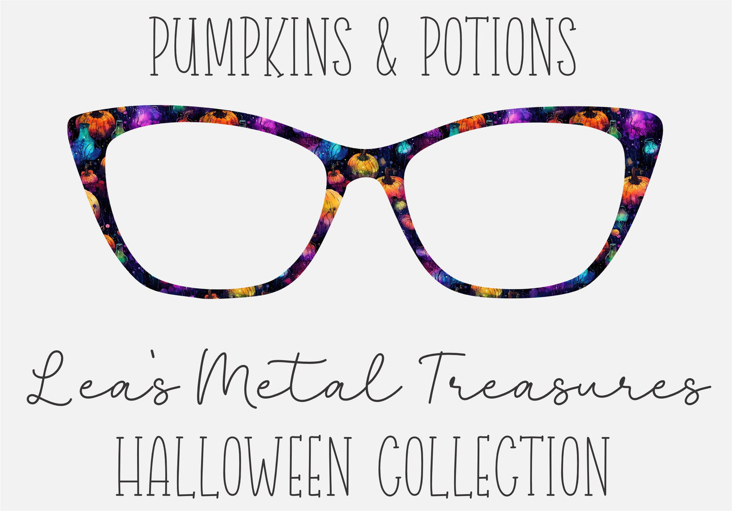 Pumpkins & Potions Eyewear Frame Toppers Comes WITH MAGNETS