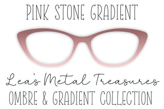 Pink Stone Gradient Eyewear Frame Toppers COMES WITH MAGNETS