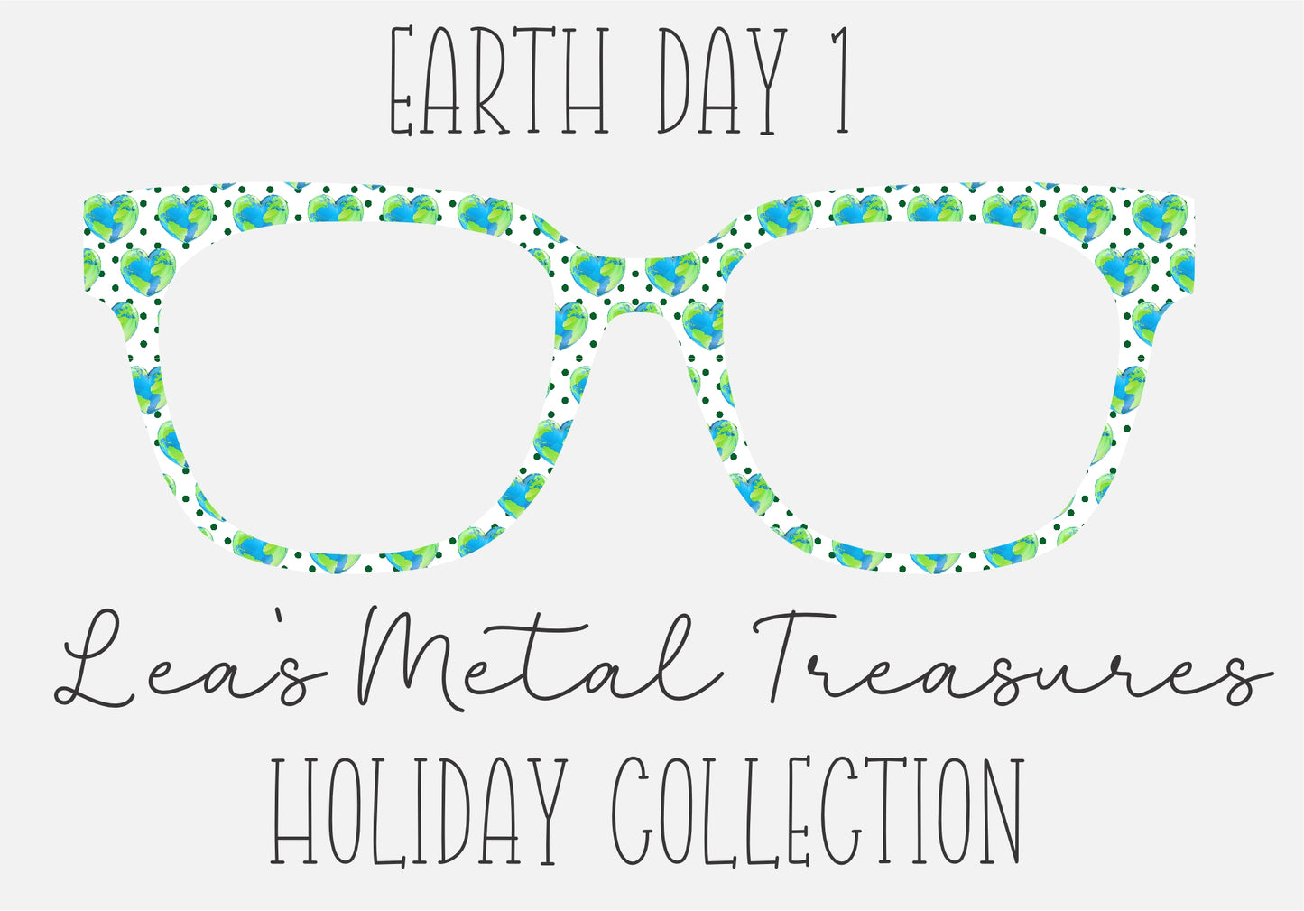 EARTH DAY 1 Eyewear Frame Toppers COMES WITH MAGNETS