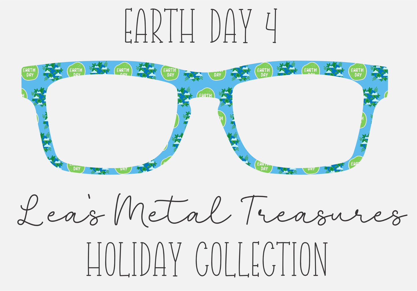 EARTH DAY 4 Eyewear Frame Toppers COMES WITH MAGNETS