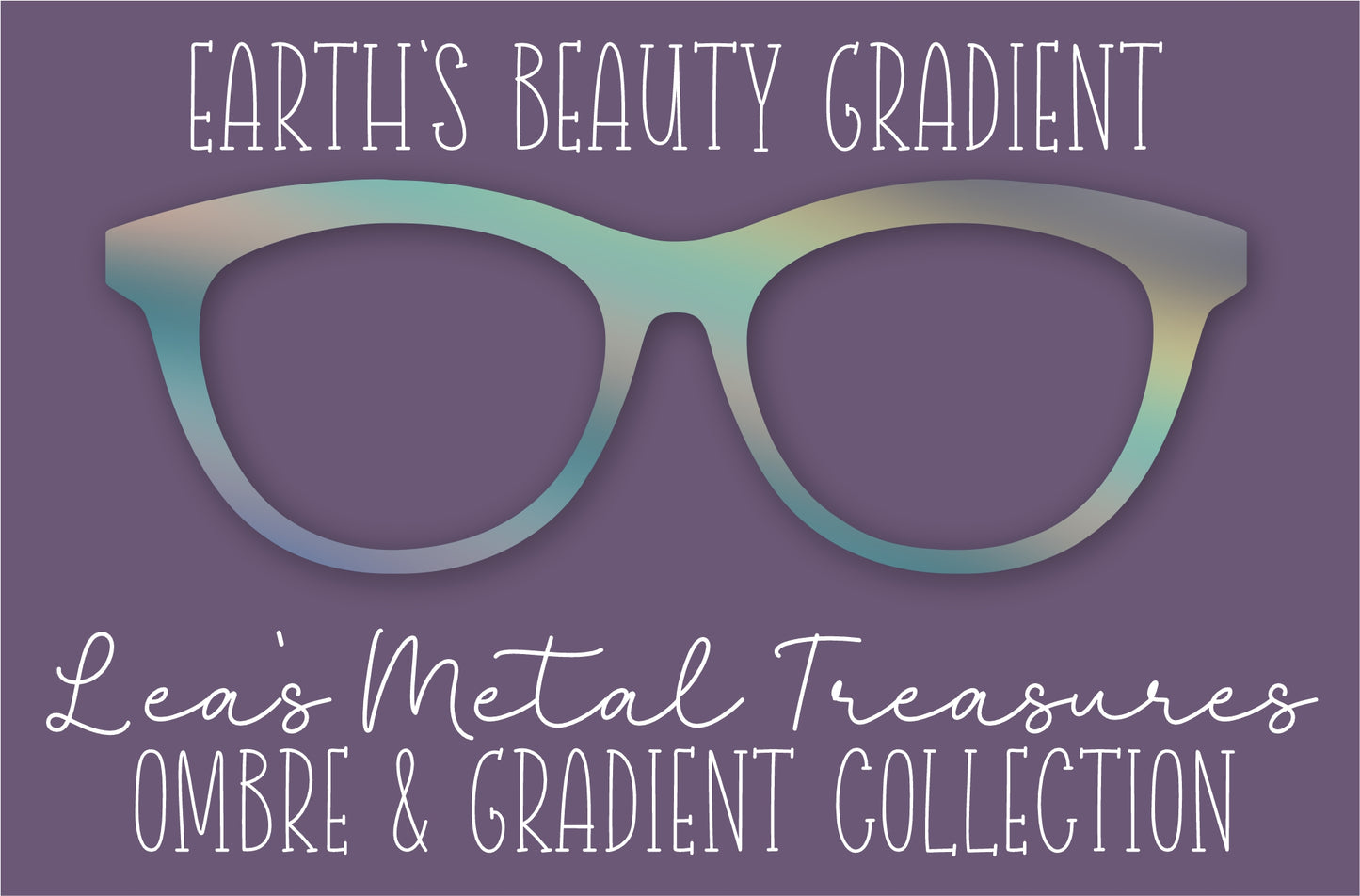 Earth's Beauty Gradient Eyewear Frame Toppers