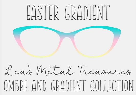 EASTER GRADIENT Eyewear Frame Toppers COMES WITH MAGNETS