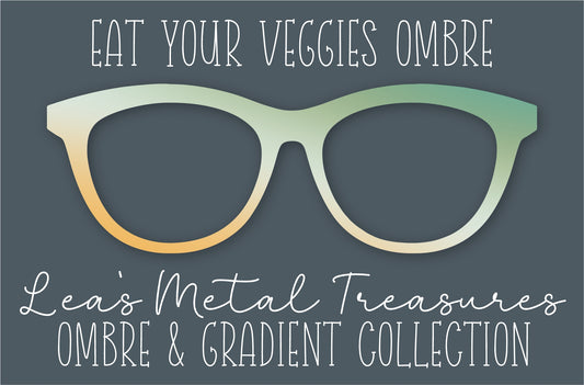 Eat Your Veggies Ombre Eyewear Frame Toppers