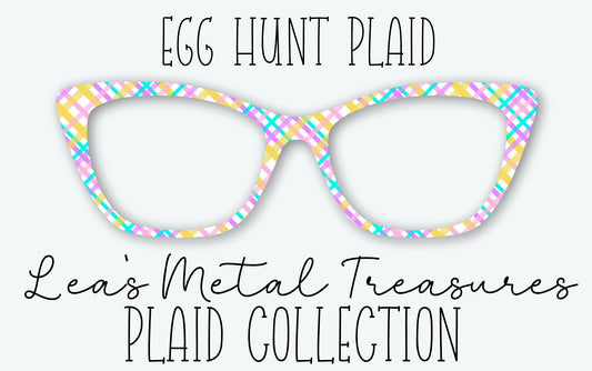 EGG HUNT PLAID Eyewear Frame Toppers • MARCH 2026 TOPPER OF THE MONTH