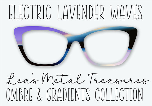 ELECTRIC LAVENDER WAVES Eyewear Frame Toppers