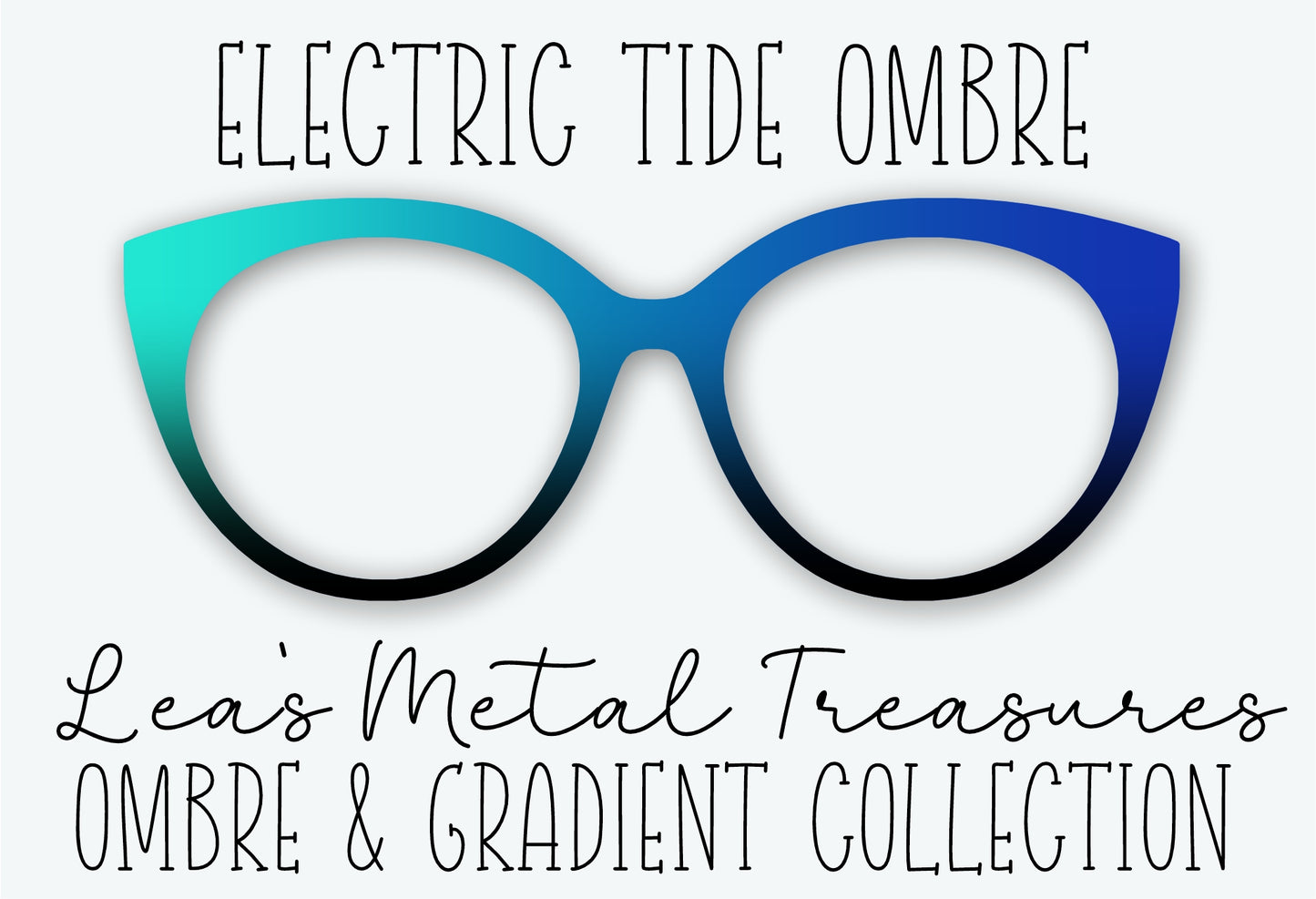 Electric Tide Ombre Eyewear Frame Toppers